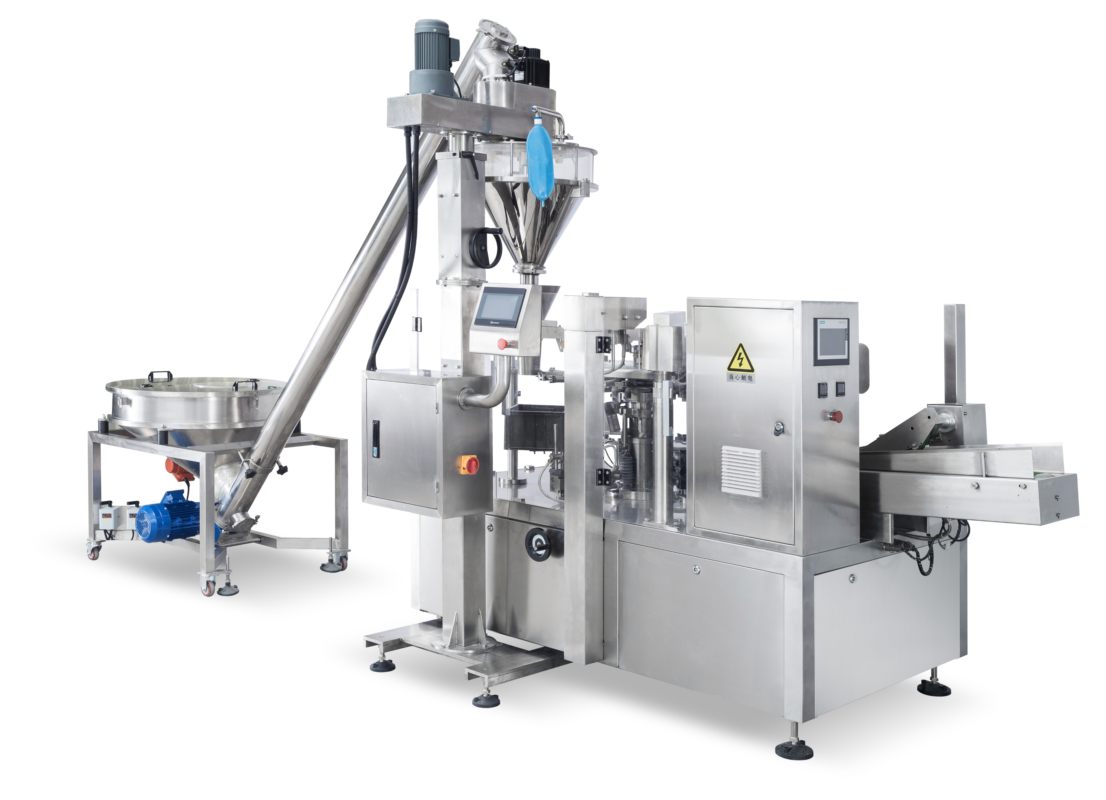 八工位給袋機配螺桿配套系統(tǒng)